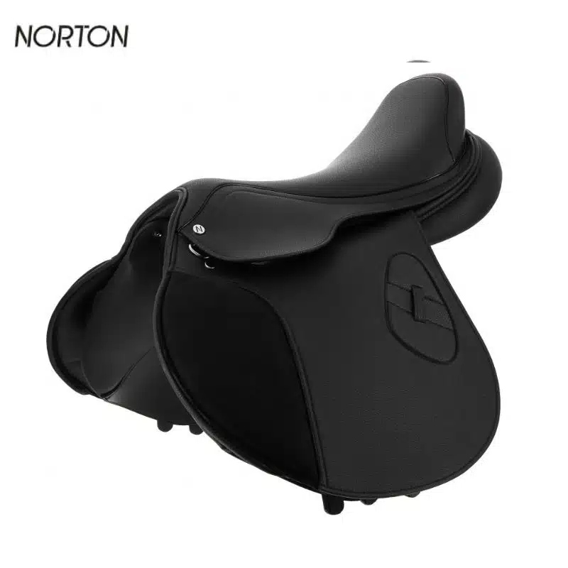 Selle Norton EK-Clarino Jump noir pour obstacle