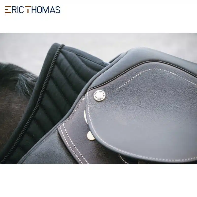 vue pommeau selle eric thomas hybrid cuir clarino