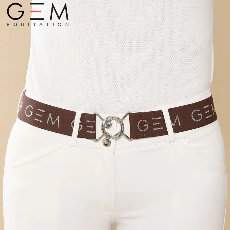 ceinture Zaza GEM brownie pantalon
