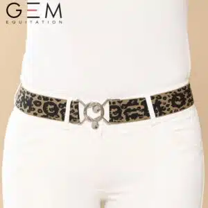 ceinture Zaza GEM léopard pantalon GEM
