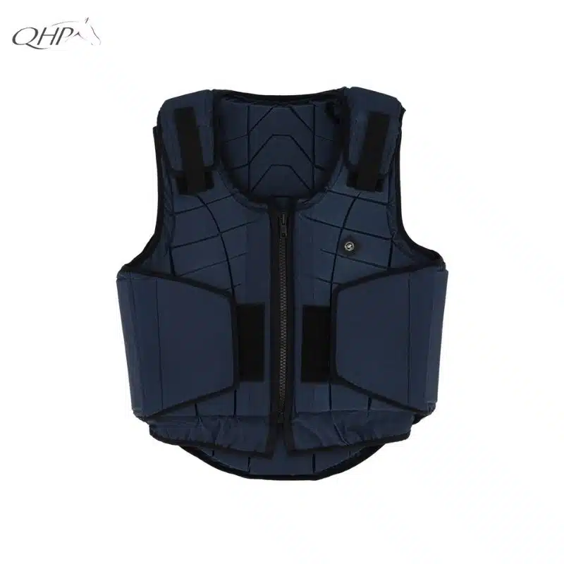 Gilet de cross QHP marine vue de face Gilet de cross QHP marine vue de face