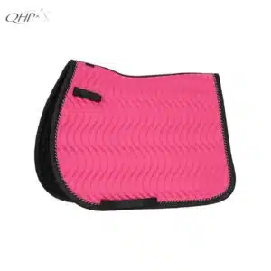 Tapis de selle Isalyn QHP rose satiné – Collection hiver 2026_2027