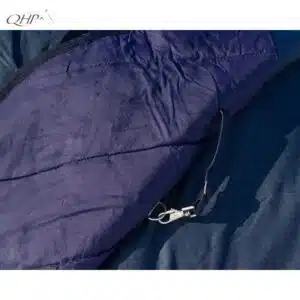 Système de fixation du couvre-cou QHP par trois clips.
