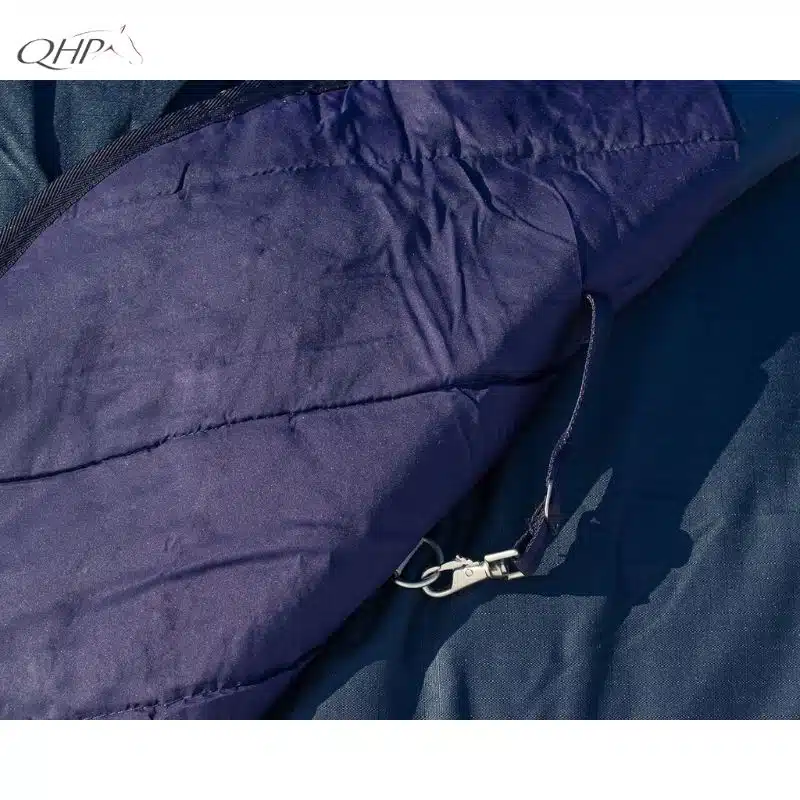 Système de fixation du couvre-cou QHP par trois clips.