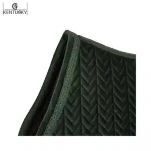 Kentucky Velvet Fishbone Vert Cordelette pailletée
