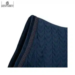 Kentucky Velvet Fishbone marine Cordelette pailletée