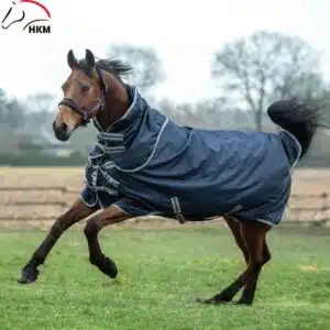 HKM Therma Pro cheval avec couverture et couvre-cou vue rapprochée