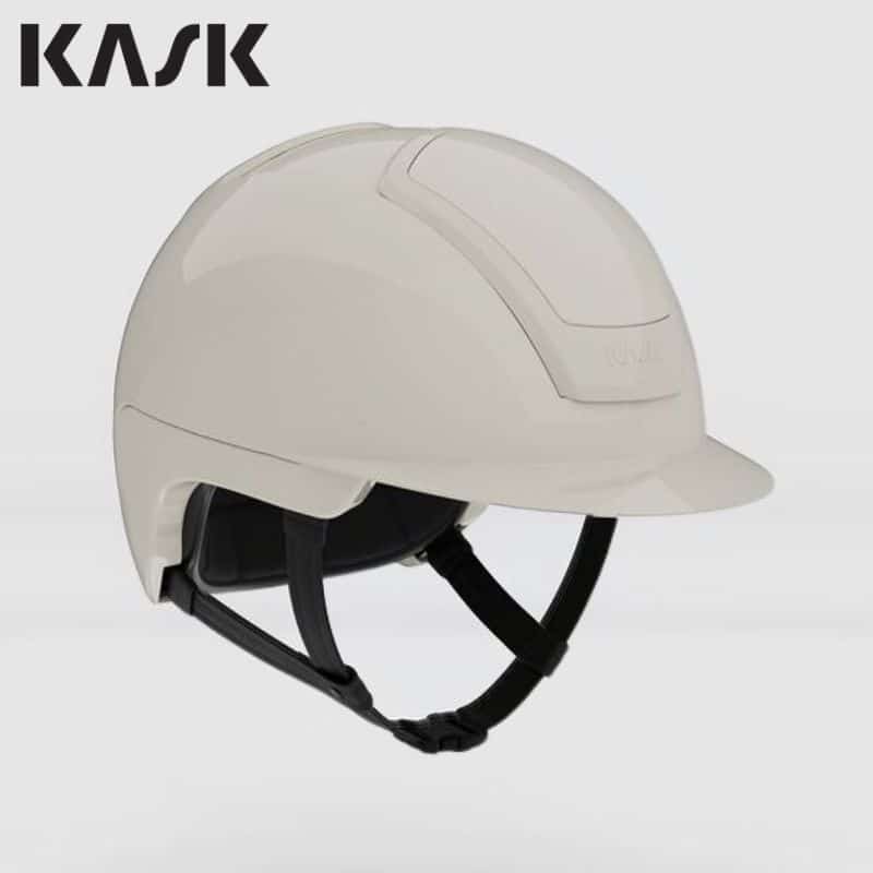 Casque d’équitation KASK Nemesi en coloris Silk Beige shiny