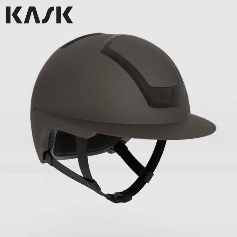 Casque d'équitation KASK Nemesi Wide Peak Ash Brown mat