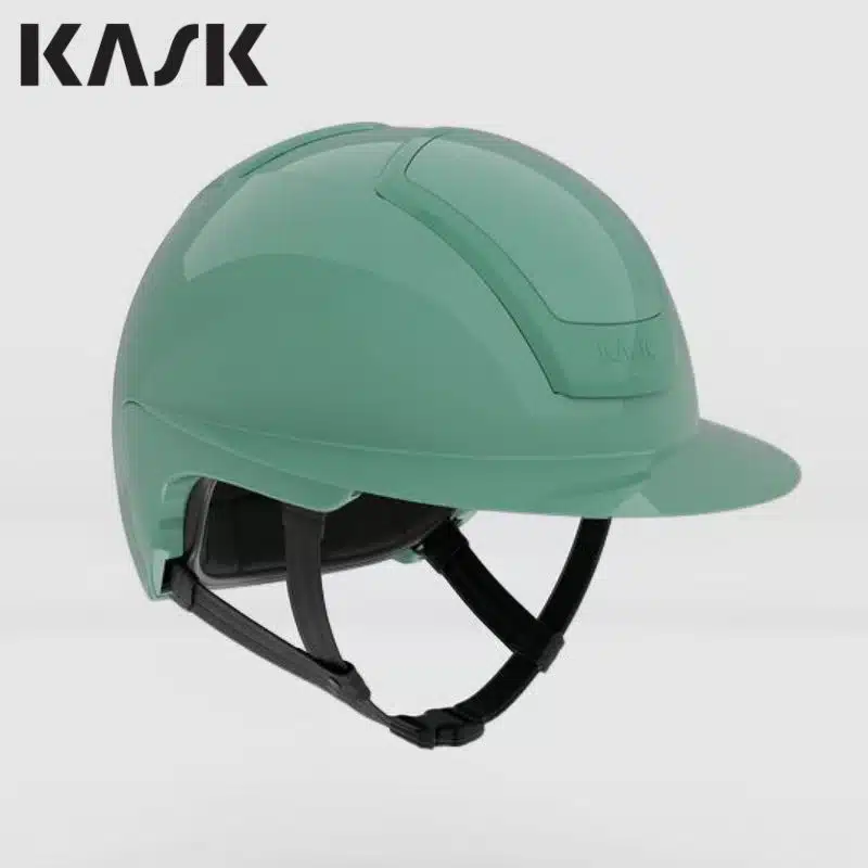 Casque d'équitation KASK Nemesi Wide Peak Mint Green shiny