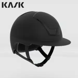 Casque KASK Nemesi Wide Peak en coloris Smokey Black mat