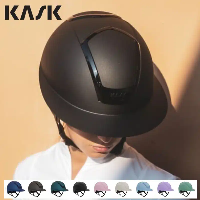 Casque KASK Nemesi Wide Peak en couleur Smokey Black mat et autres coloris