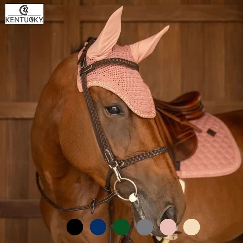 Bonnet Kentucky Wellington Plaited Glitter Rope vieux rose