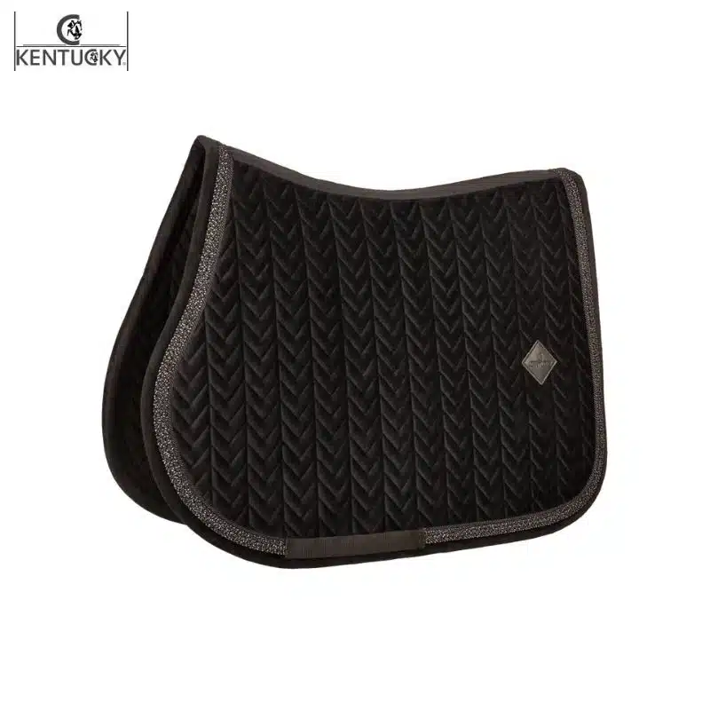 Tapis Kentucky Velvet Fishbone noir