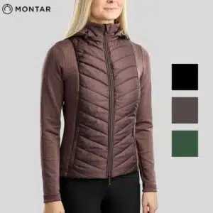 Montar MoEverline Hybrid Jacket blouson équitation femme 3 coloris Montar MoEverline Hybrid Jacket Forest Green – Blouson femme porté