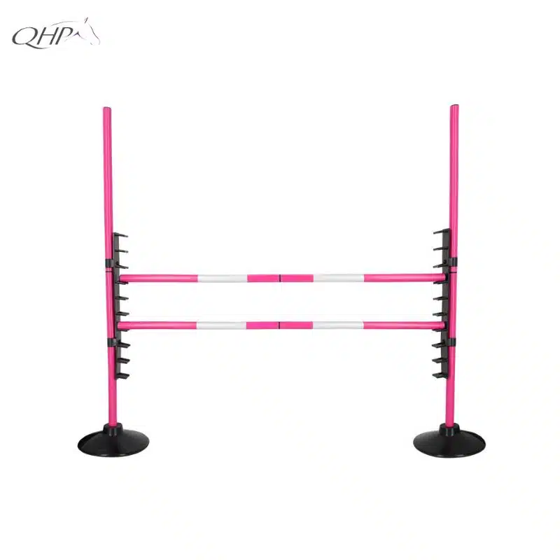 Réglage de la hauteur des chandelles de l'obstacle Hobby Horse QHP