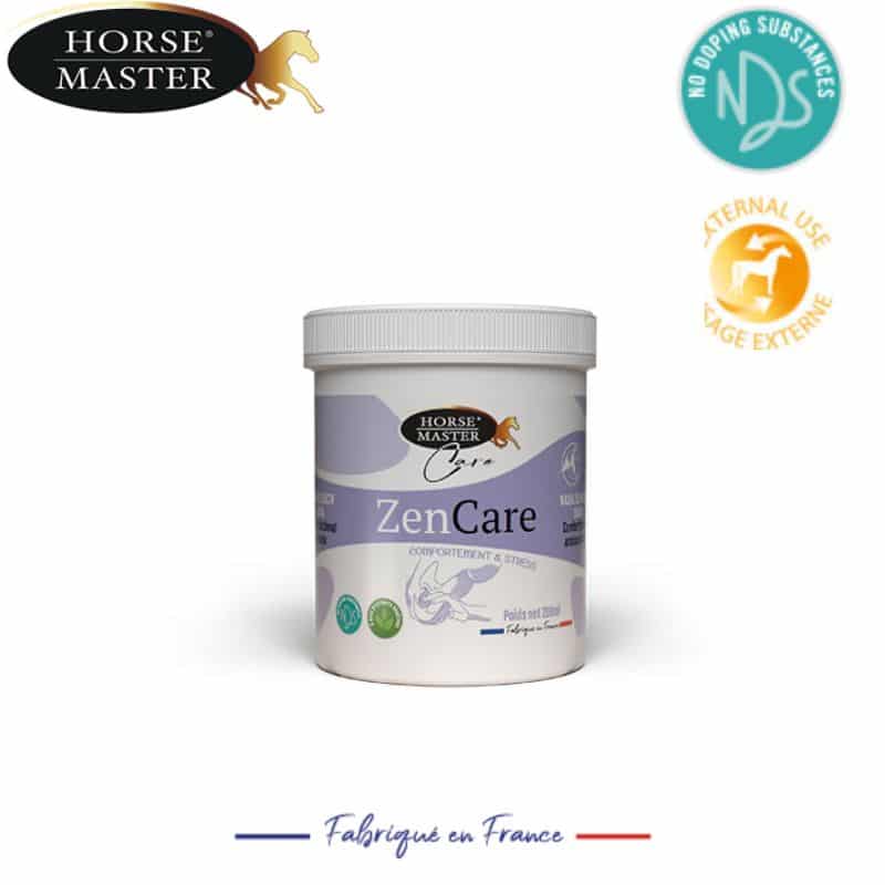 Pot de baume ZEN CARE CHEVAL Horse Master présenté de face pour le confort du cheval anxieux