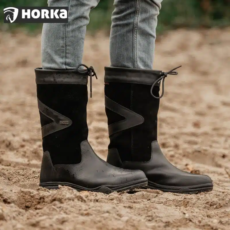Bottes d'extérieur Horka Greenwich Noir portées