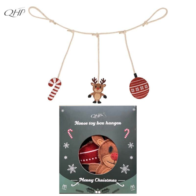 Corde de jouets QHP pour cheval, idée cadeau de Noël 2026.