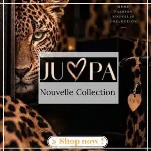 Collection Ju et Pa léopard automne-hiver 2026-2027 – Equinoxe-Shop Photomontage de la collection Ju et Pa léopard automne-hiver 2026-2027 sur Equinoxe-Shop